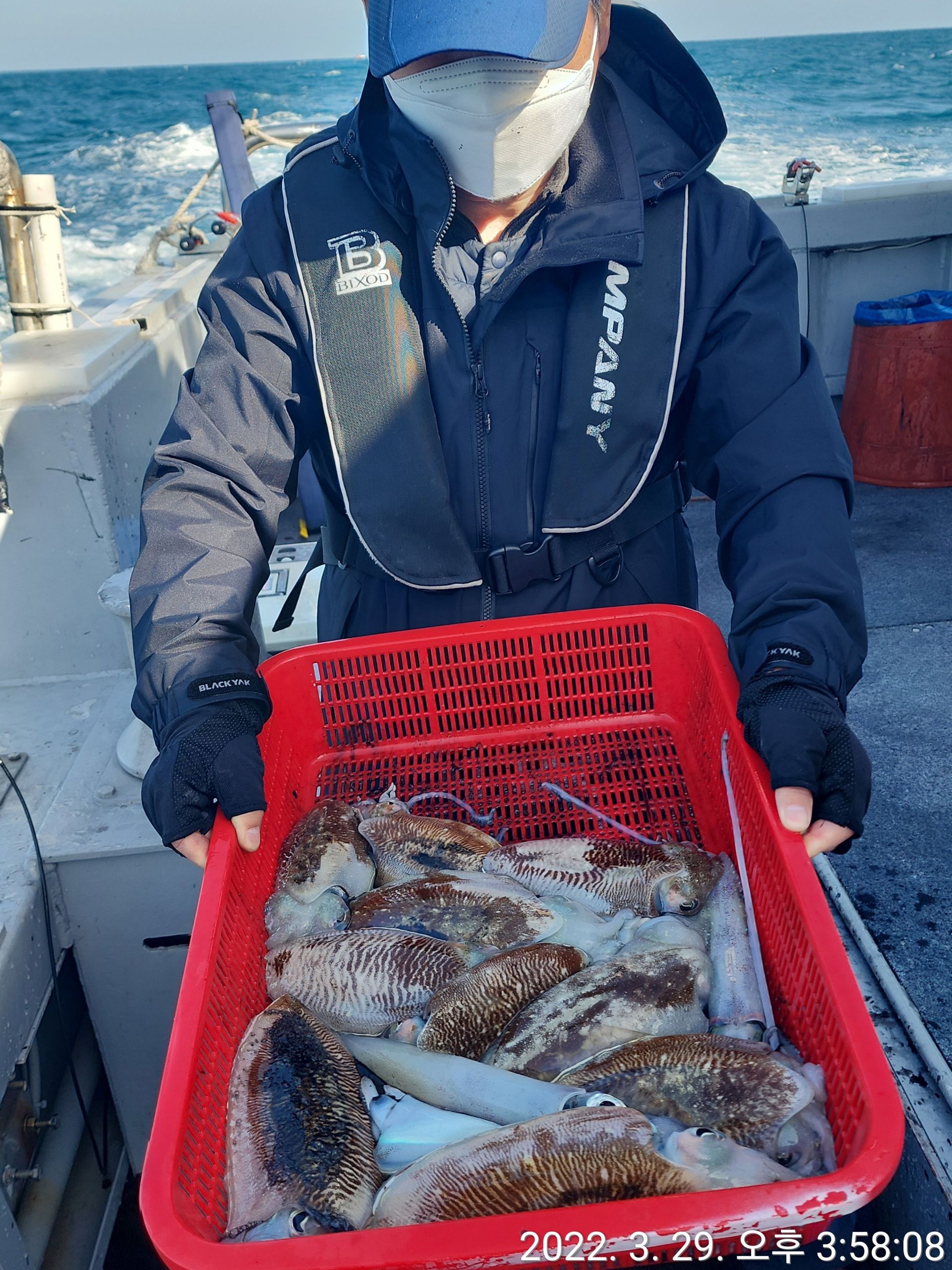 3월29일 클럽씨호 먼바다갑오징어 조황