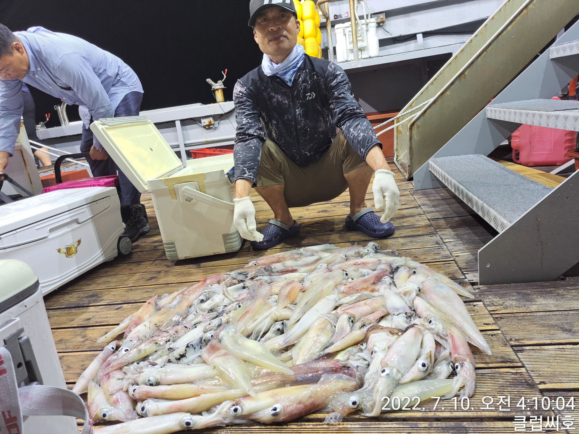 7월9일 클럽씨호 한치  쿨러조황입니다.
