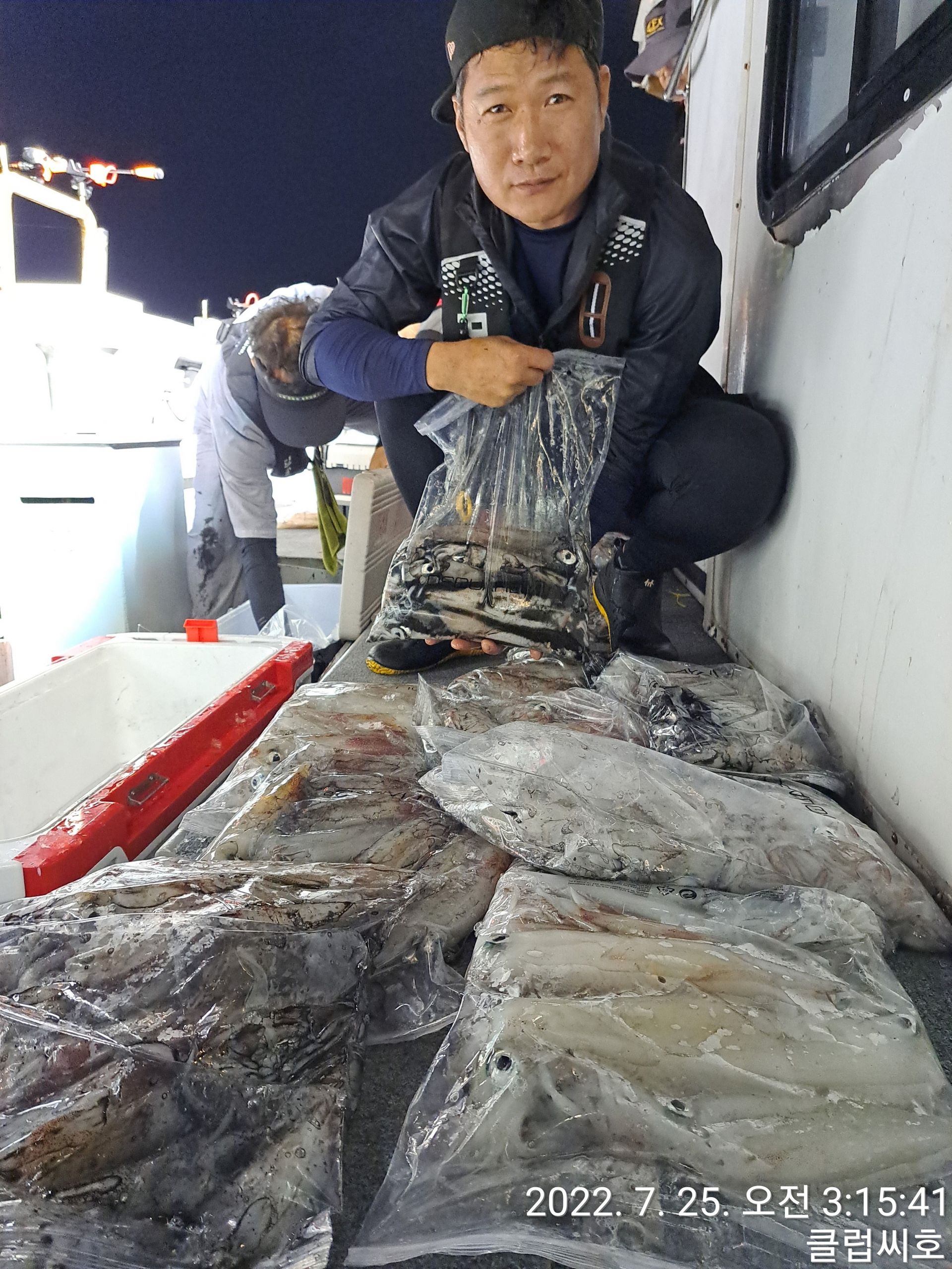 7월24일 클럽씨호 한치 대박조황입니다