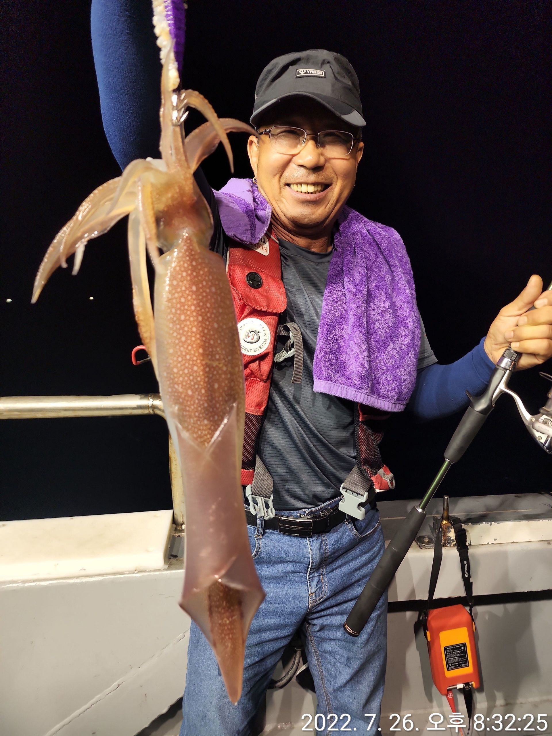 7월26일 클럽씨호 한치조황입니다