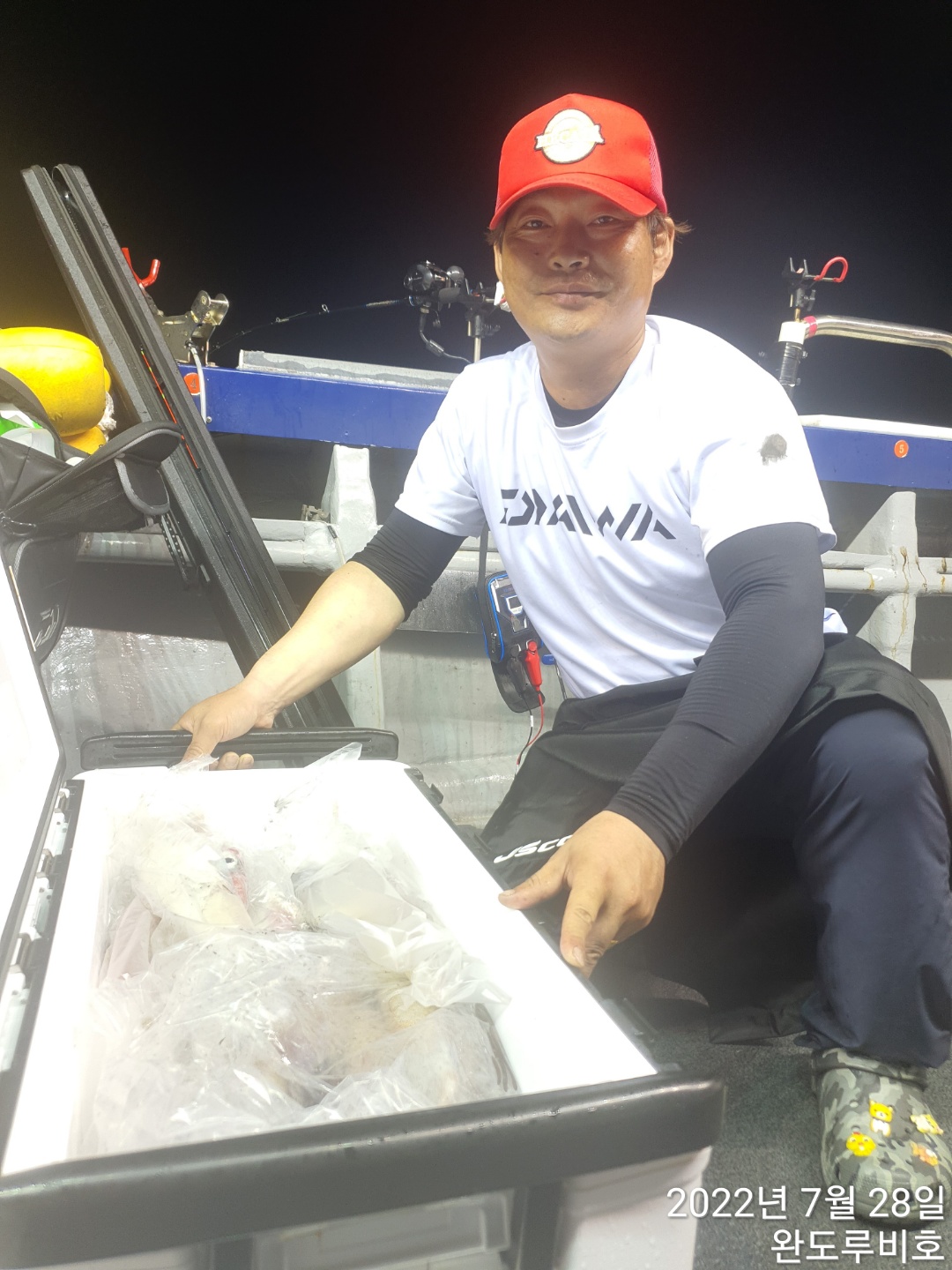 완도 루비호 7월27일 한치조황