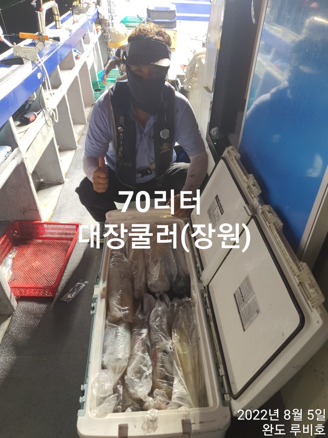 완도 루비호 8월4일 초대박조황