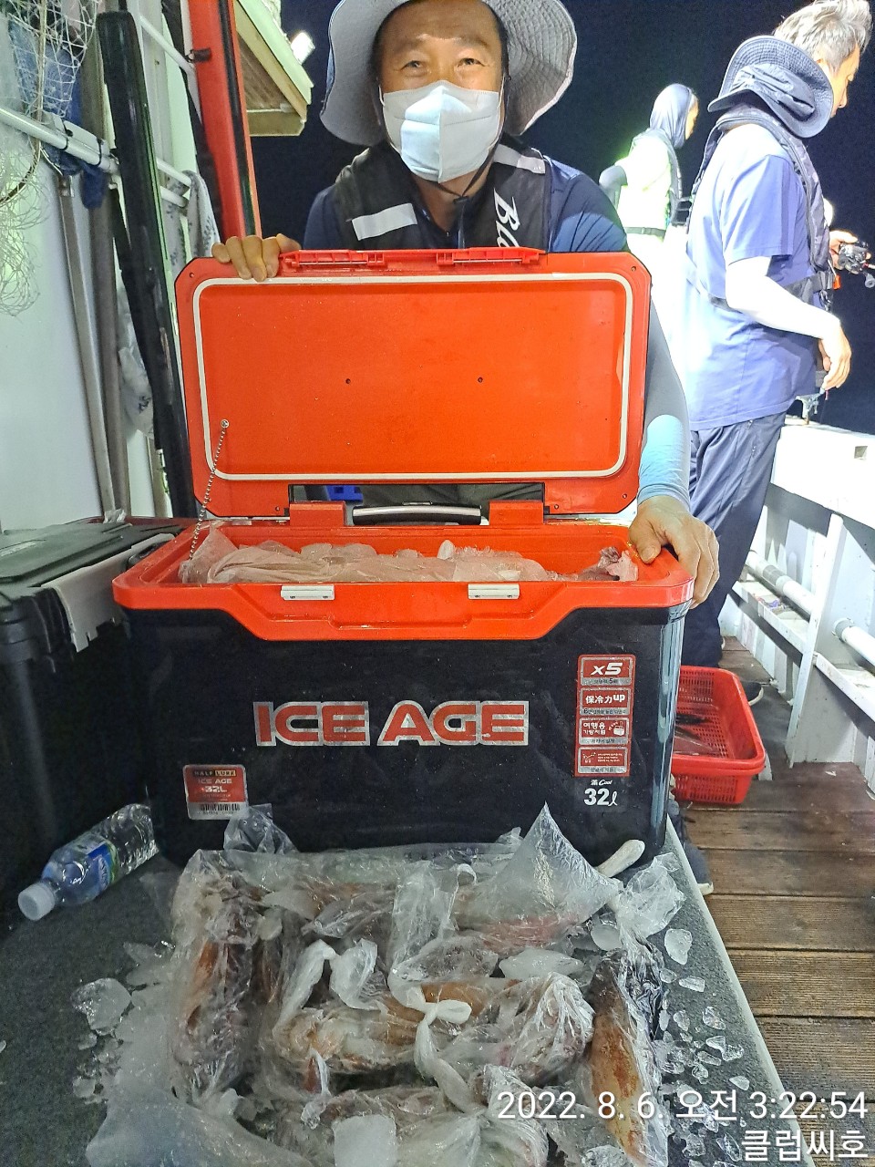 8월5일 클럽씨호 한치조황입니다