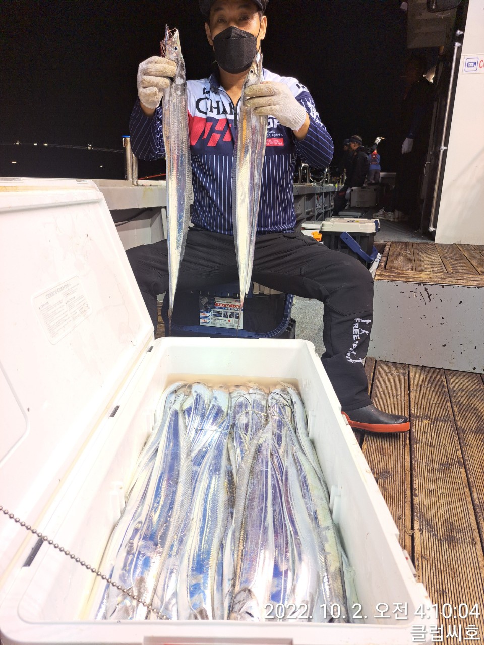 10월1일 클럽씨호 갈치조황입니다